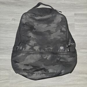 Black Camouflage Lulu Backpack